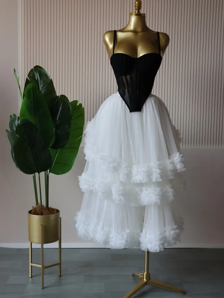 CM.YAYA Women's Dress Set Sleeveless Strap Tops and Pleated Tiered Skirts Suit Elegant Vacation Birthday Two 2 Piece Set Outfits