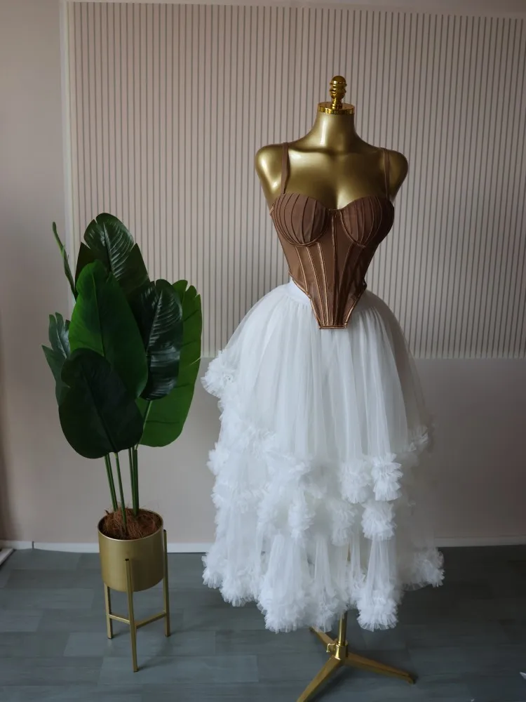 CM.YAYA Women's Dress Set Sleeveless Strap Tops and Pleated Tiered Skirts Suit Elegant Vacation Birthday Two 2 Piece Set Outfits