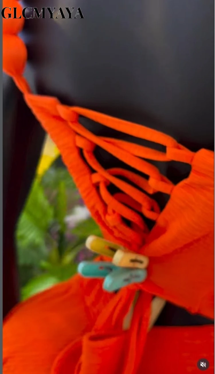 GLCMYAYA Street Fashion Women’s Set Strap Lace Up Back Crop Top and Irregular Long Skirt Suit Vacation Two 2 Piece Set Outfits GLCMYAYA Street Fashion Women's Set Strap Lace Up Back Crop Top and Irregular Long Skirt Suit Vacation Two 2 Piece Set Outfits