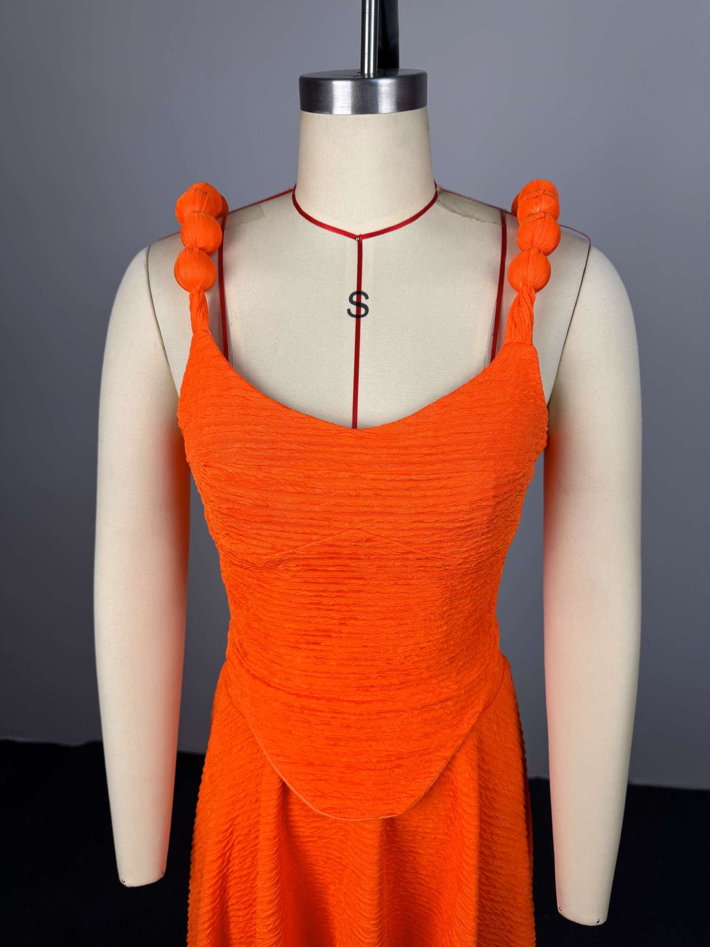 GLCMYAYA Street Fashion Women's Set Strap Lace Up Back Crop Top and Irregular Long Skirt Suit Vacation Two 2 Piece Set Outfits