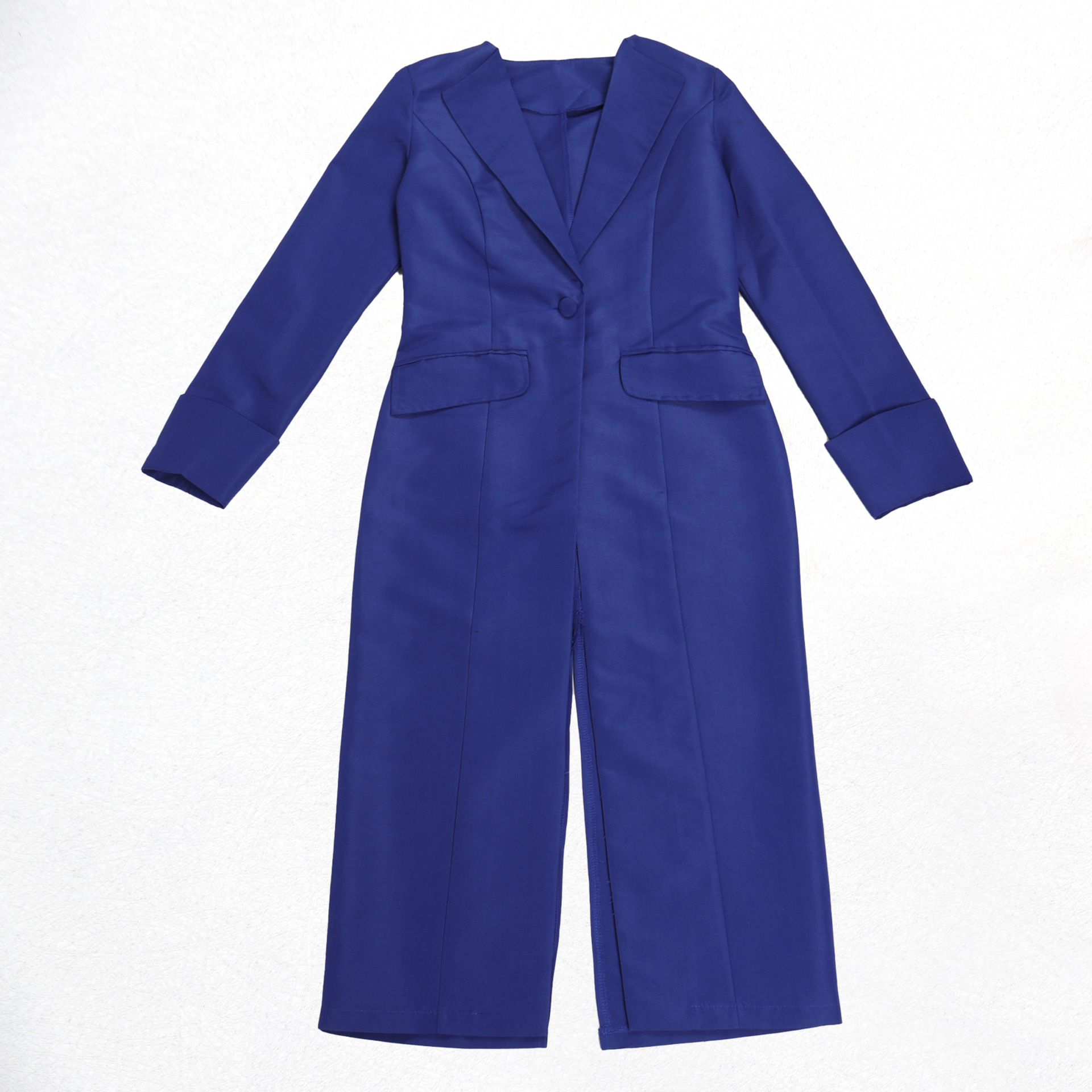 CM.YAYA Women's Set Full Sleeve Long Blazer Coat+ Long Dress Suit 2025 Winter Streetwear Two 2 Piece Set Africa OL Work Outfits