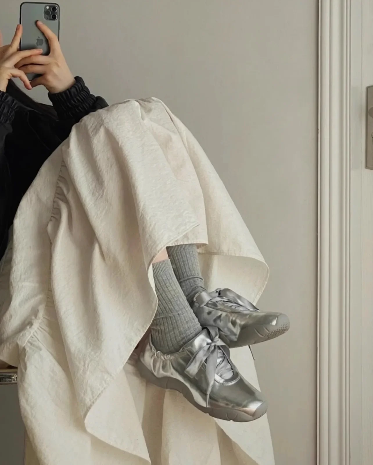 Ballet Shoes 2025 Women's Fashion Design Soft Sole Casual Sports Shoes Women's Ballet Flat Shoes