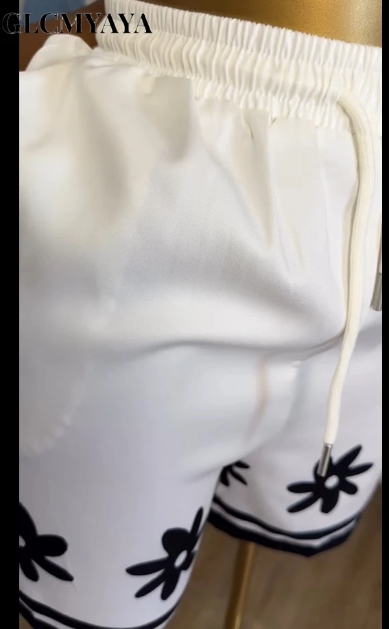 GLCMYAYA floral printed Side Women's Set Half Sleeve Shirt Tops and Shorts 2025 Holiday Vacation Street Two 2 Piece Set Outfits GLCMYAYA floral printed Side Women's Set Half Sleeve Shirt Tops and Shorts 2025 Holiday Vacation Street Two 2 Piece Set Outfits