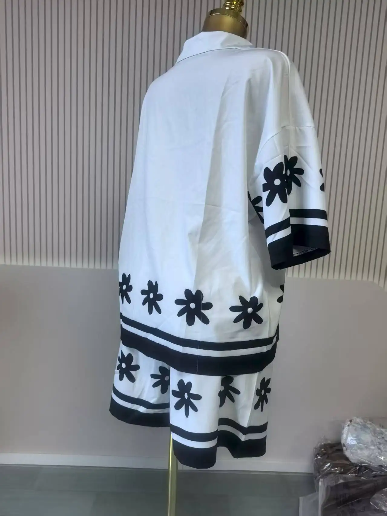 GLCMYAYA floral printed Side Women's Set Half Sleeve Shirt Tops and Shorts 2025 Holiday Vacation Street Two 2 Piece Set Outfits GLCMYAYA floral printed Side Women's Set Half Sleeve Shirt Tops and Shorts 2025 Holiday Vacation Street Two 2 Piece Set Outfits