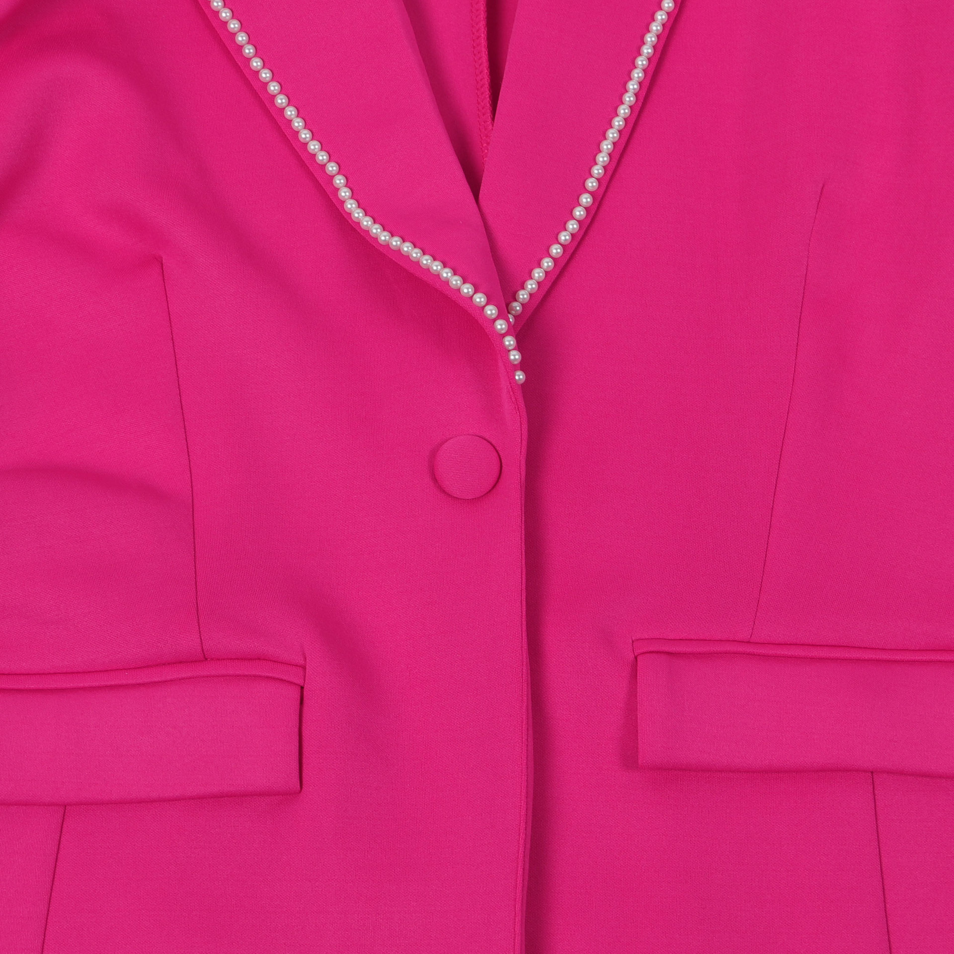 CM.YAYA Fashion Pearl Splicing Women's Set Long Sleeve Blazer and Wide Leg Pants Suit 2024 Winter OL Fall Two 2 Piece Set Outfit CM.YAYA Fashion Pearl Splicing Women's Set Long Sleeve Blazer and Wide Leg Pants Suit 2024 Winter OL Fall Two 2 Piece Set Outfit