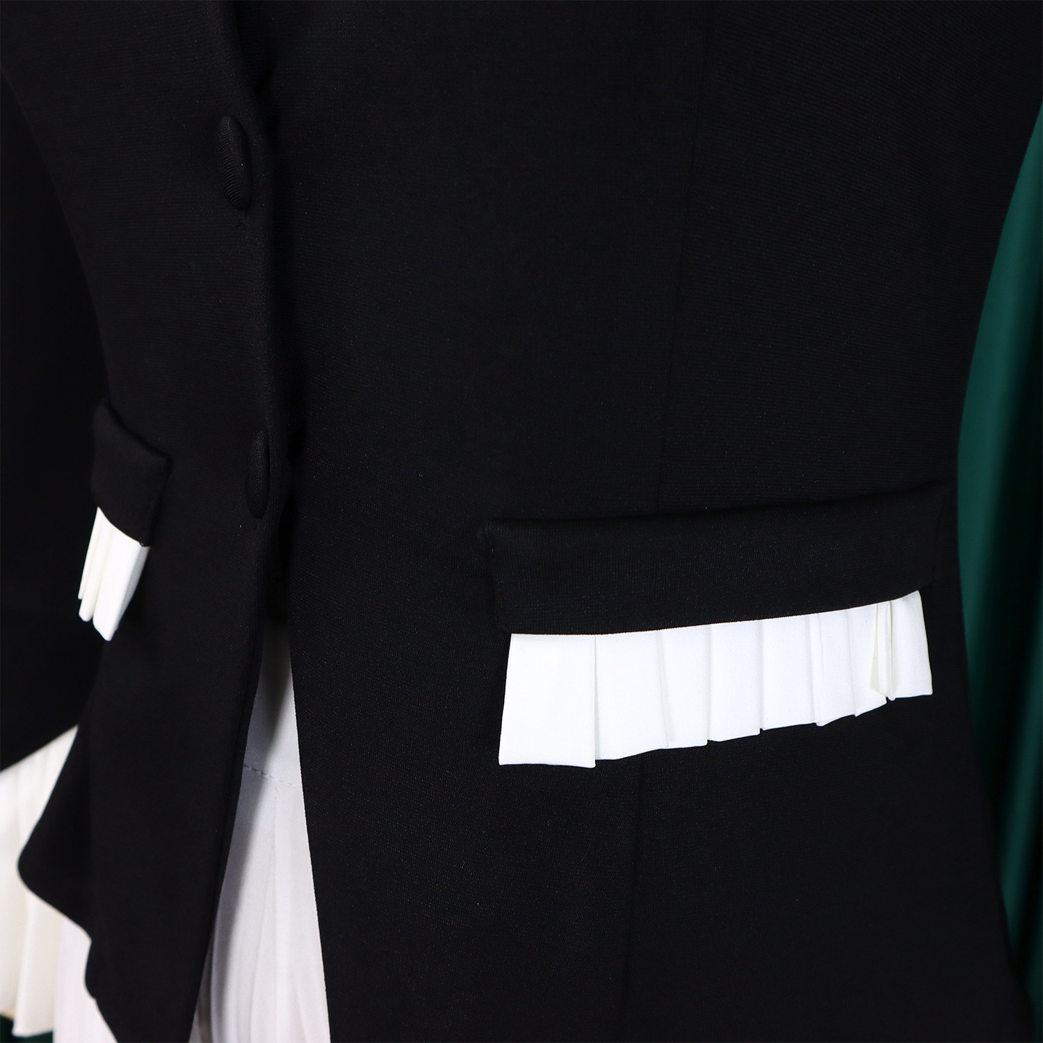 CM.YAYA Women's Set Full Flare Sleeve Button Blazer Shirt + Pleated Long Pants Suit Streetwear Two 2 Piece Set Africa OL Outfits