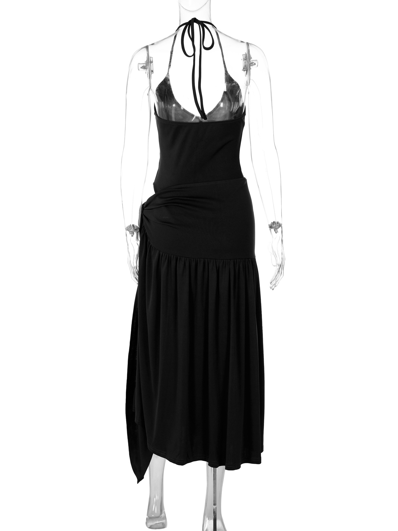 CM.YAYA Elegant Women's Set Sleeveless Strap Bodysuit +Long Skirts Set Autumn Tracksuit Sexy 2024 Tie Up Two 2 Piece Set Outfits CM.YAYA Elegant Women's Set Sleeveless Strap Bodysuit +Long Skirts Set Autumn Tracksuit Sexy 2024 Tie Up Two 2 Piece Set Outfits