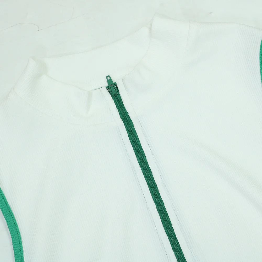 CM.YAYA Women's Set Sleeveless V-neck Vest  + Pleated Skirts 2025 Summer Cute Street Beach Two 2 Piece Sets Outfits Tracksuit