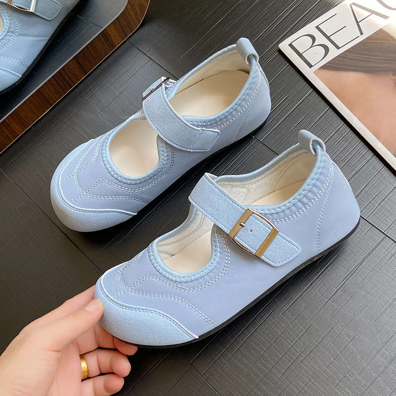 Women's Loafers Adjustable Buckle Driving Moccasins Casual Slip On Comfort Ladies Walking Flats Work Shoes