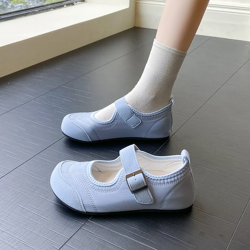 Women's Loafers Adjustable Buckle Driving Moccasins Casual Slip On Comfort Ladies Walking Flats Work Shoes