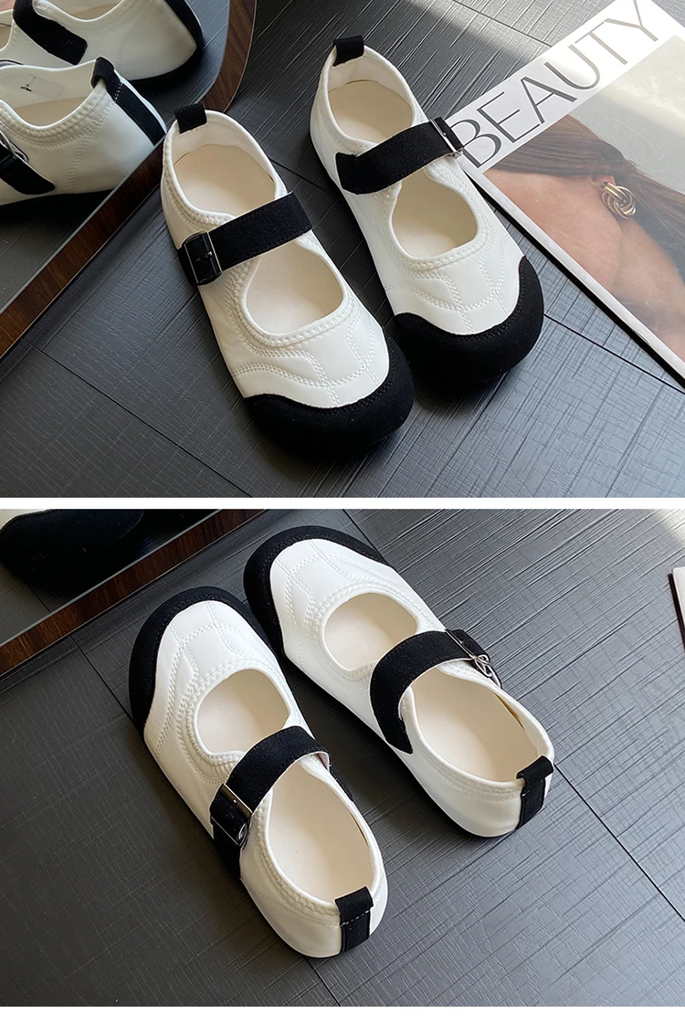 Women's Loafers Adjustable Buckle Driving Moccasins Casual Slip On Comfort Ladies Walking Flats Work Shoes