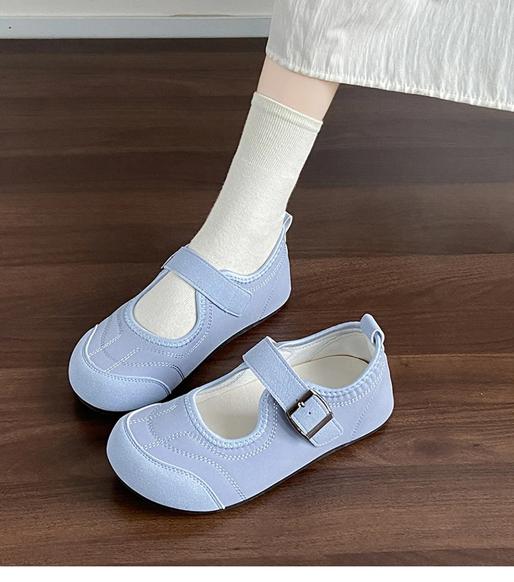 Women's Loafers Adjustable Buckle Driving Moccasins Casual Slip On Comfort Ladies Walking Flats Work Shoes