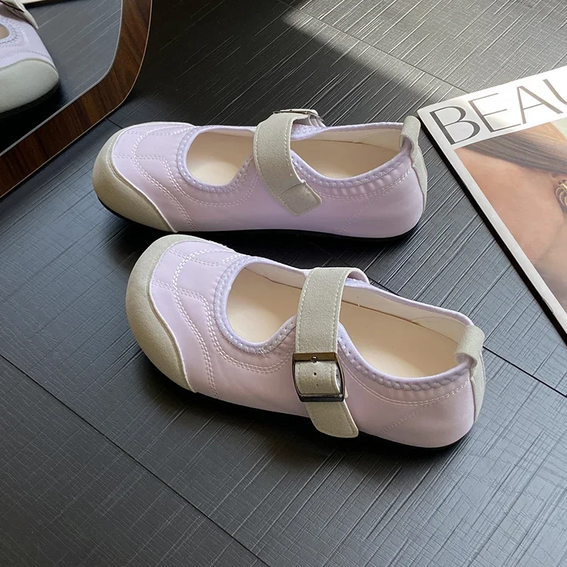 Women's Loafers Adjustable Buckle Driving Moccasins Casual Slip On Comfort Ladies Walking Flats Work Shoes