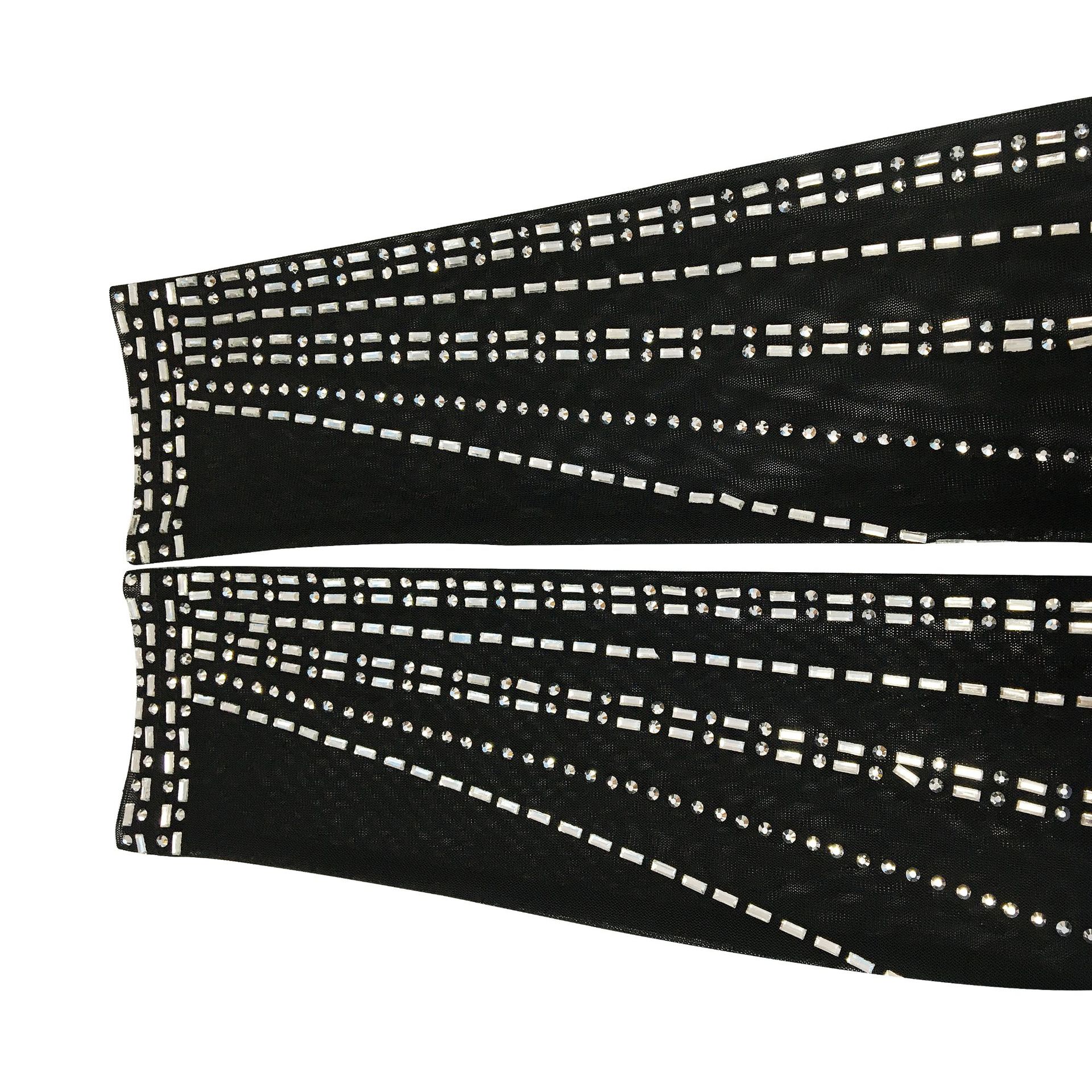 CM.YAYA Elegang Mesh See Though Diamonds Hot Rhinestones Maxi Long Midi Skirts Sets Women Sexy Party Two 2 Piece Set Outfits CM.YAYA Elegang Mesh See Though Diamonds Hot Rhinestones Maxi Long Midi Skirts Sets Women Sexy Party Two 2 Piece Set Outfits