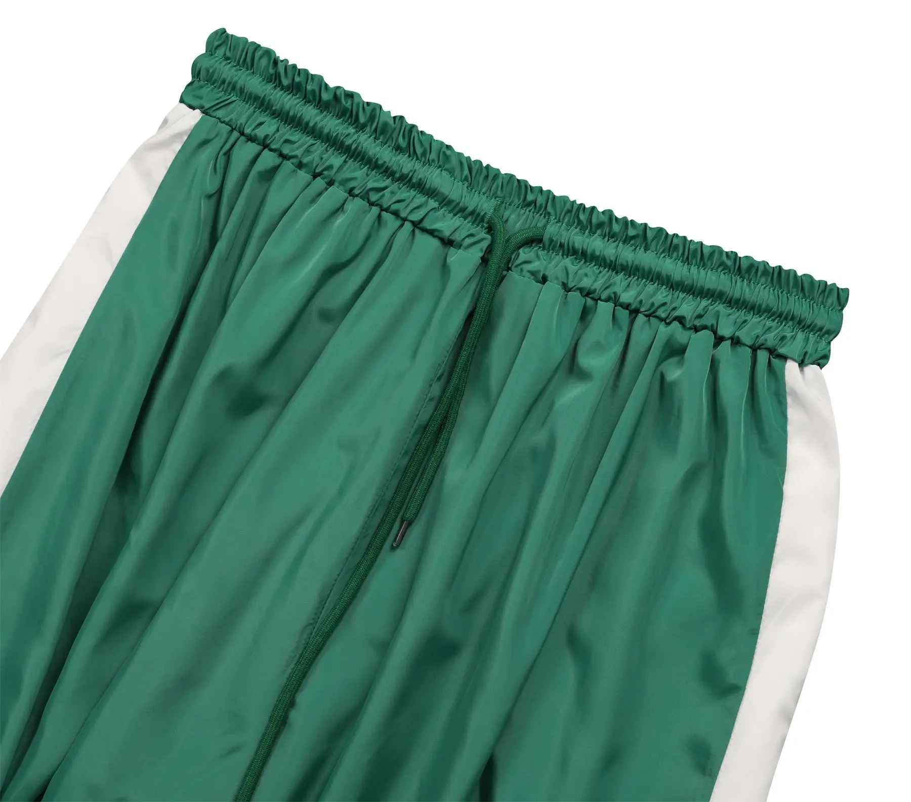 CM.YAYA Active Patchwork Women's Set Zipper Sweatshirt Jacket and Wide Leg Pants Suit 2025 INS Two 2 Piece Sets Outfit Tracksuit