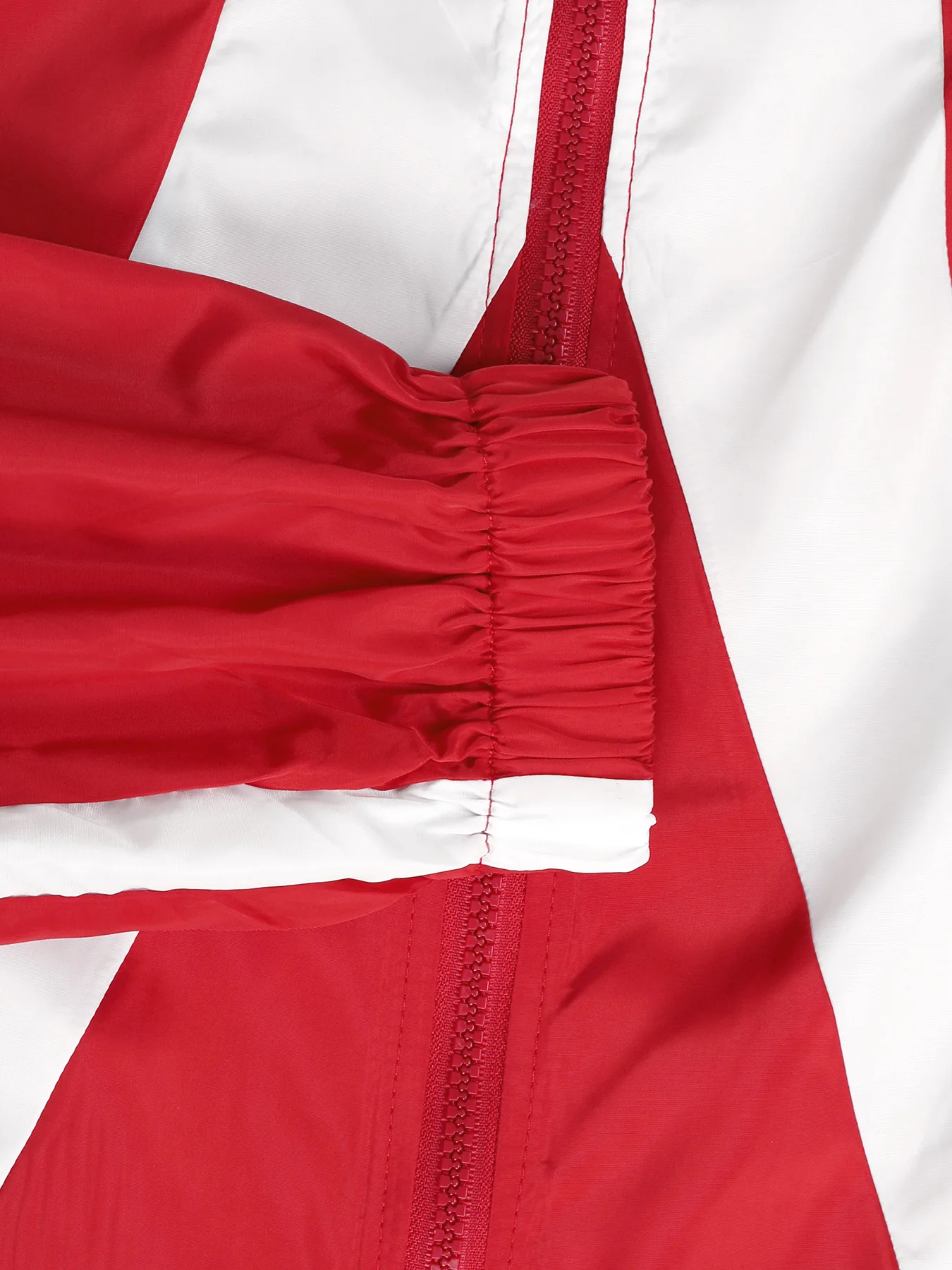 CM.YAYA Active Patchwork Women's Set Zipper Sweatshirt Jacket and Wide Leg Pants Suit 2025 INS Two 2 Piece Sets Outfit Tracksuit