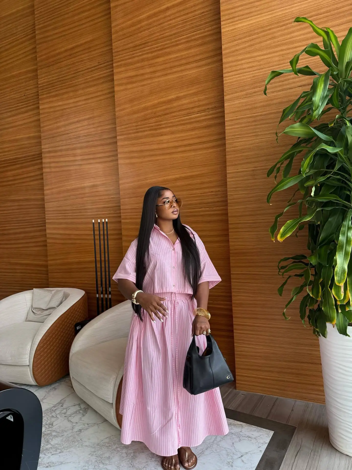 GLCMYAYA Women Set Street Short Sleeve Shirts + Long Pleated Skirts Suits 2026 Spring Two 2 Piece Sets Casual Outfits Tracksuits GLCMYAYA Women Set Street Short Sleeve Shirts + Long Pleated Skirts Suits 2026 Spring Two 2 Piece Sets Casual Outfits Tracksuits