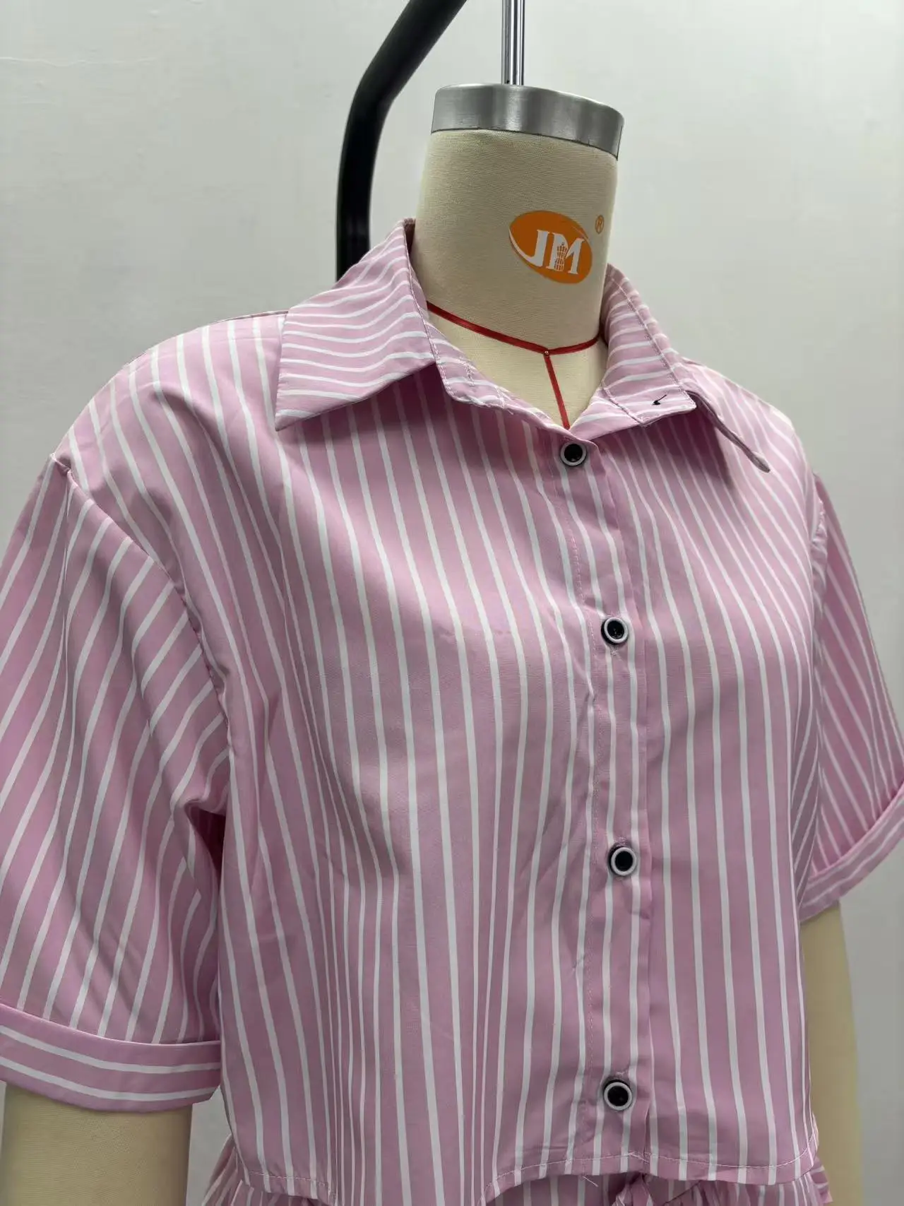 GLCMYAYA Women Set Street Short Sleeve Shirts + Long Pleated Skirts Suits 2026 Spring Two 2 Piece Sets Casual Outfits Tracksuits