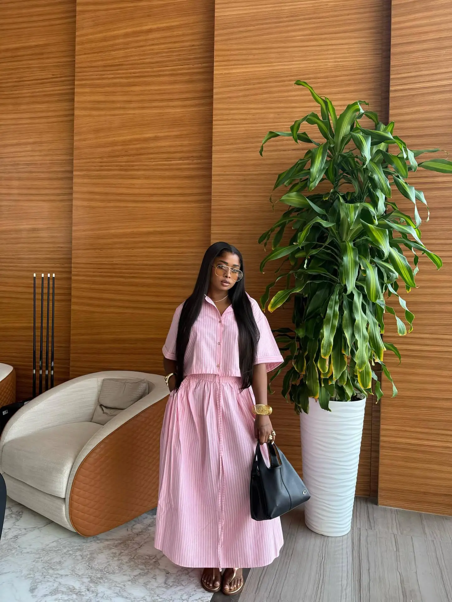 GLCMYAYA Women Set Street Short Sleeve Shirts + Long Pleated Skirts Suits 2026 Spring Two 2 Piece Sets Casual Outfits Tracksuits