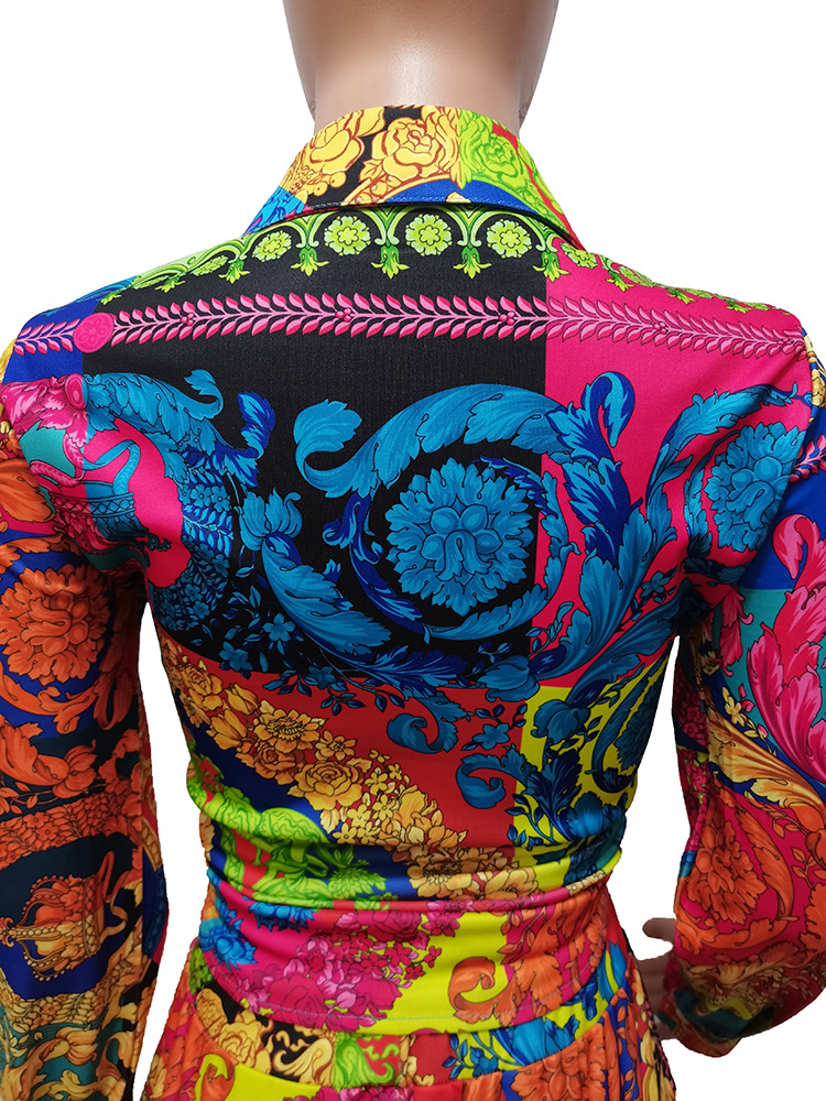 CM.YAYA Autumn Letter Leaf Print Women's Set Blouses Shirt Legging Pants Suit Active Wear Tracksuit Two Piece Set Fitness Outfit