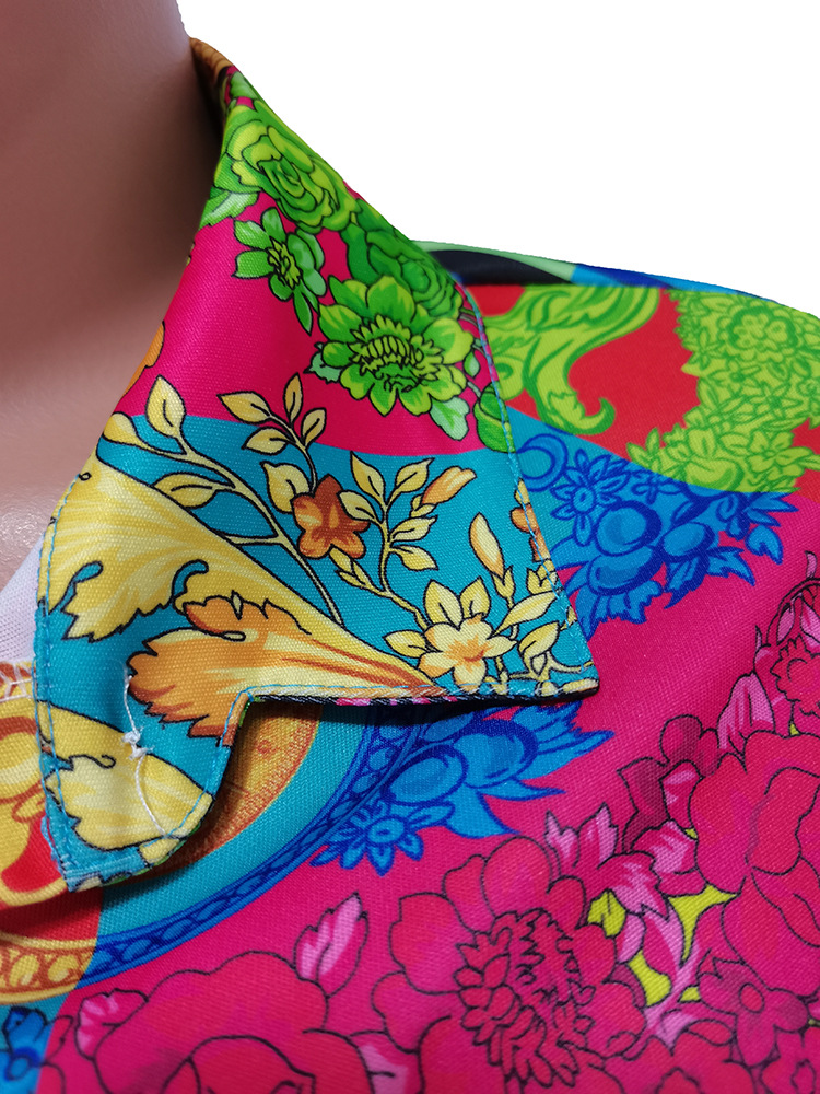 CM.YAYA Autumn Letter Leaf Print Women's Set Blouses Shirt Legging Pants Suit Active Wear Tracksuit Two Piece Set Fitness Outfit