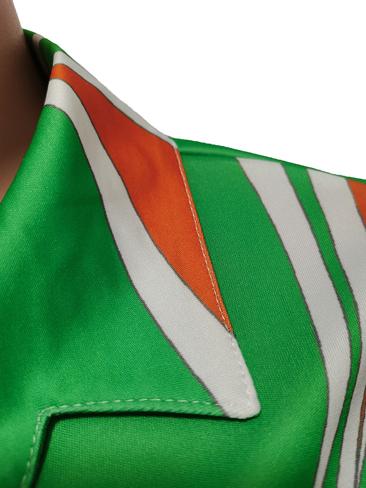 CM.YAYA Autumn Letter Leaf Print Women's Set Blouses Shirt Legging Pants Suit Active Wear Tracksuit Two Piece Set Fitness Outfit