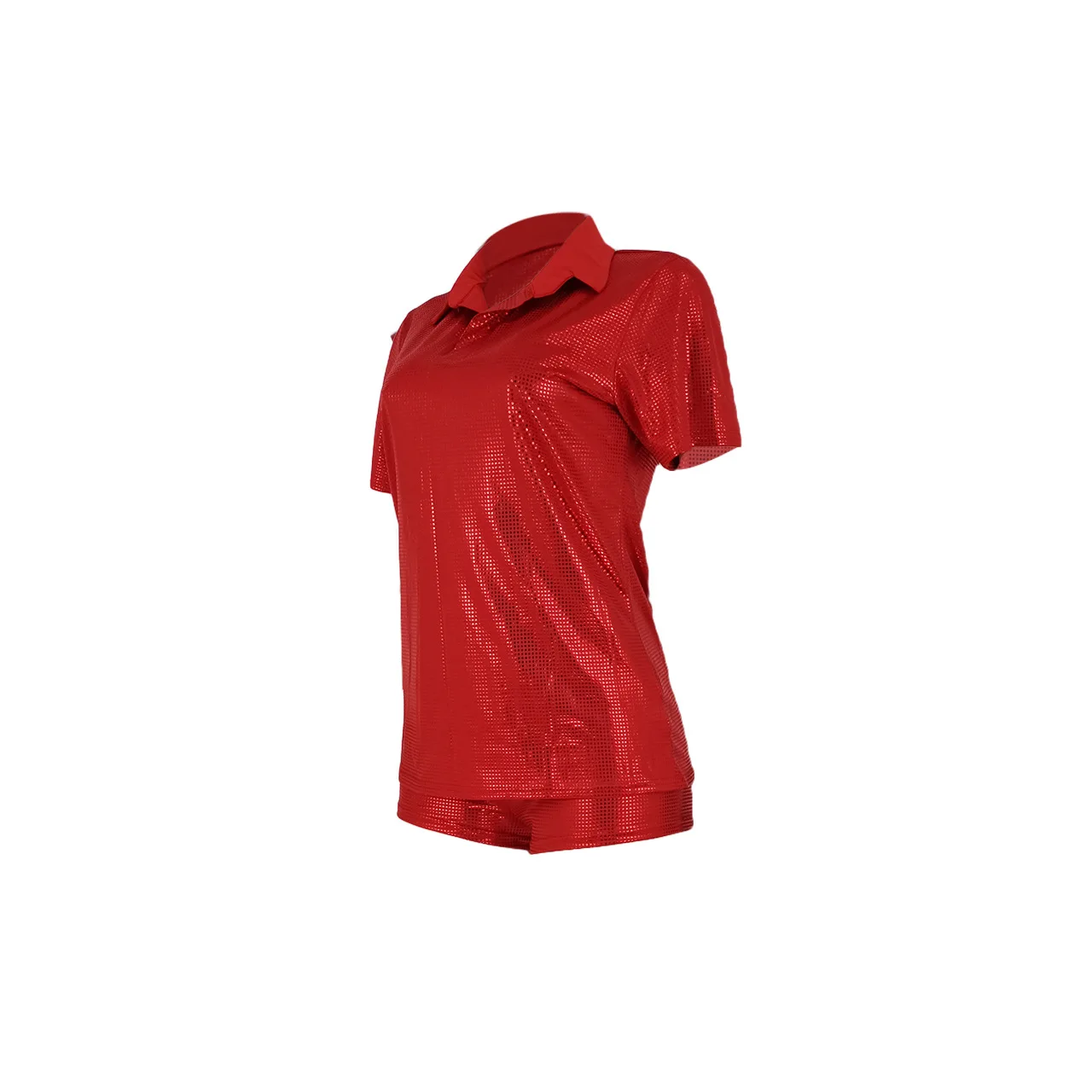 CM.YAYA Fashion Giliding Women's Set Short Sleeve Polo-collar T-shirt and Shorts 2023 Summer Two 2 Piece Set Outfits Tracksuit