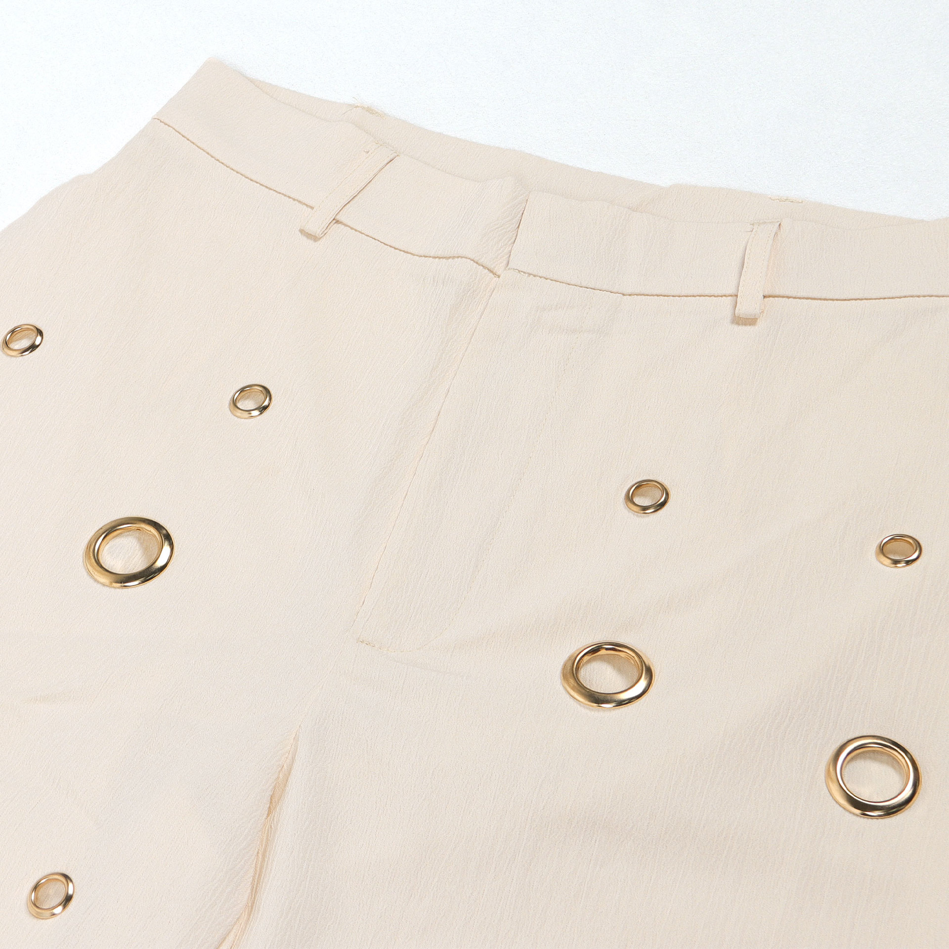 CM.YAYA Women Set Sleeveless Strapless Tops +Wide Leg Pants Two 2 Piece Set Hole Hollow Out Outfit Summer Sexy Street Tracksuit