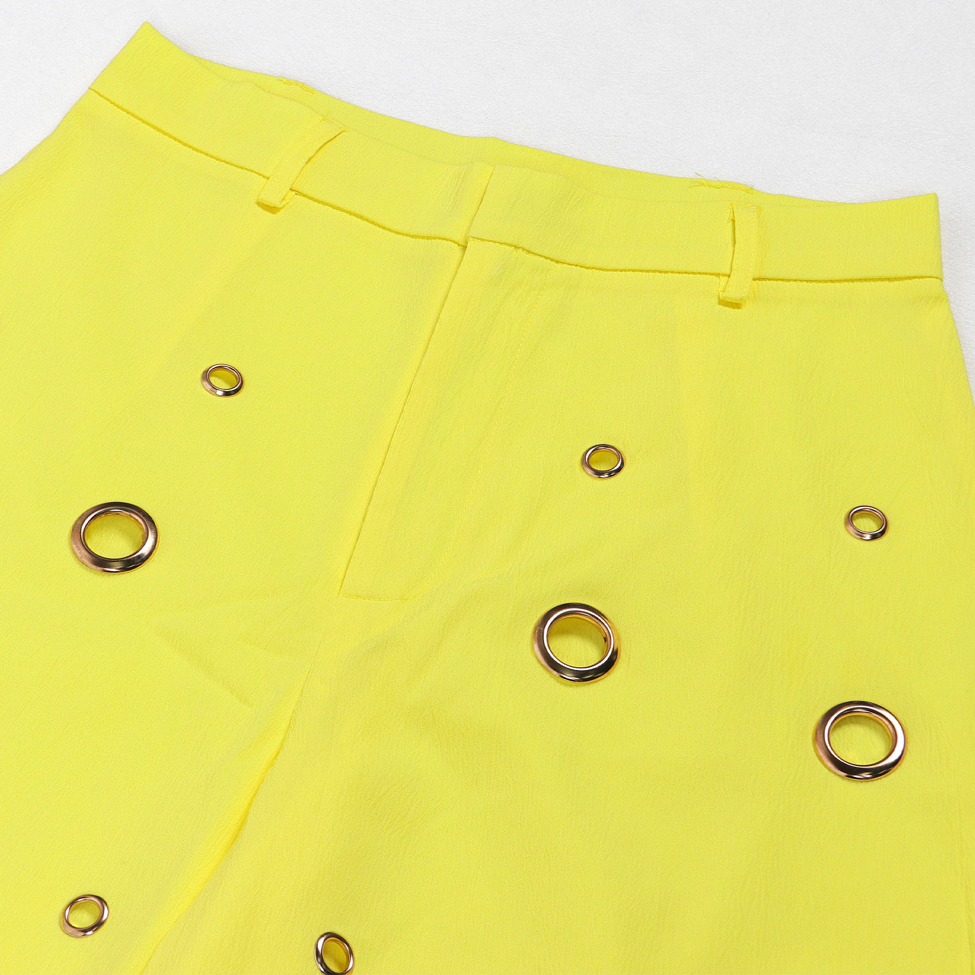 CM.YAYA Women Set Sleeveless Strapless Tops +Wide Leg Pants Two 2 Piece Set Hole Hollow Out Outfit Summer Sexy Street Tracksuit