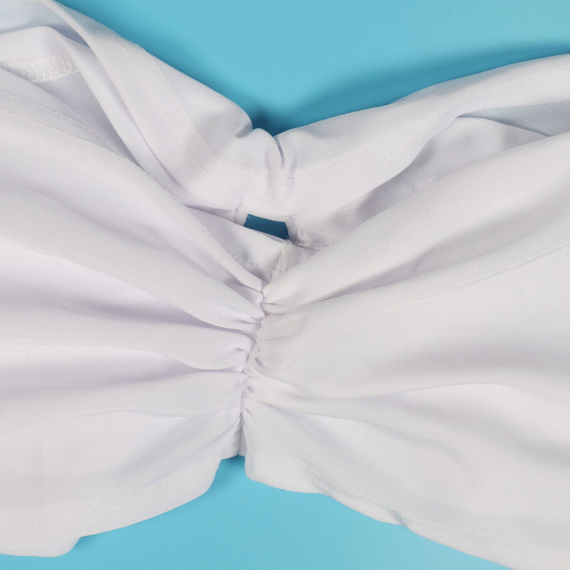 CM.YAYA Stacked Ruched Women's Set Off Shoulder Crop Top and Low Waist Maxi Long Skirts 2023 Sexy Party Two 2 Piece Sets Outfits