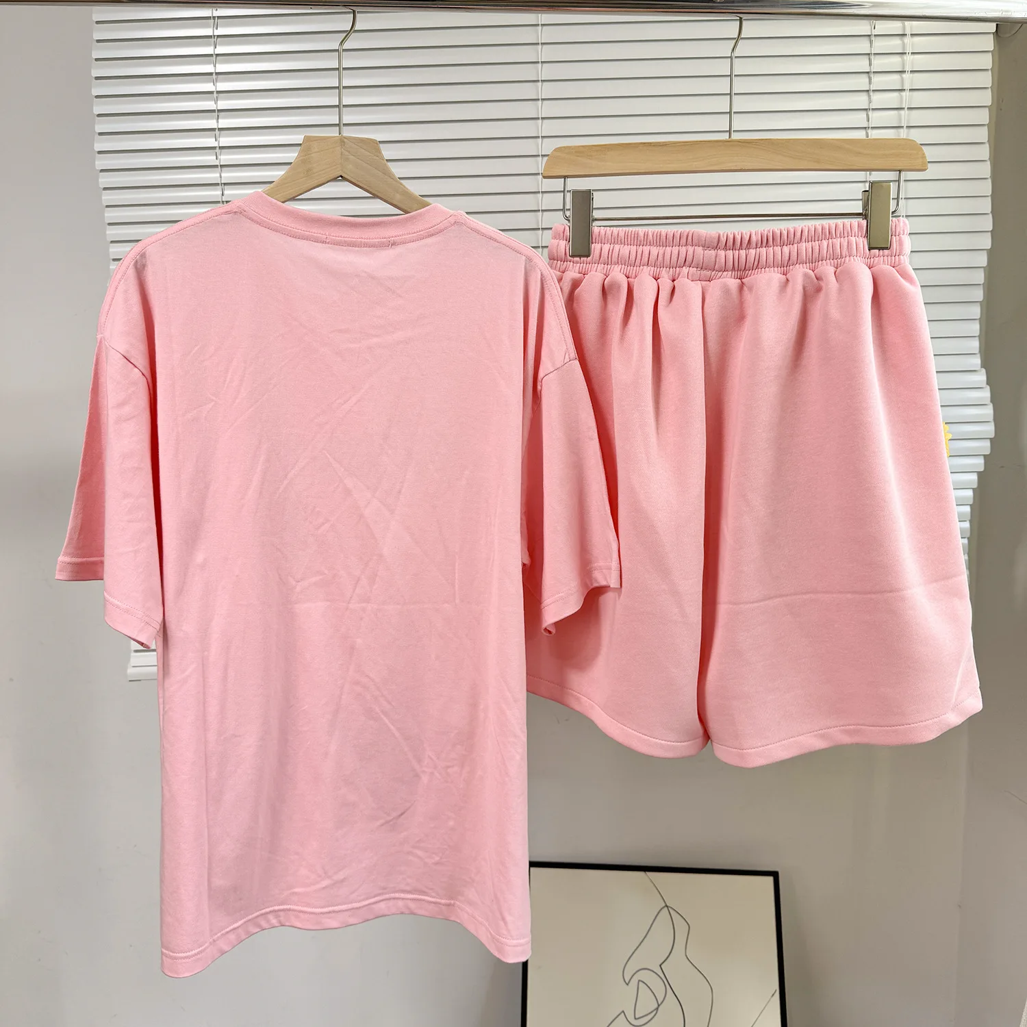 CM.YAYA Fashion Butterfly Floral Beading Women's Set T-shirt and Shorts 2025 Summer Active Two 2 Piece Sets Outfit Tracksuit CM.YAYA Fashion Butterfly Floral Beading Women's Set T-shirt and Shorts 2025 Summer Active Two 2 Piece Sets Outfit Tracksuit