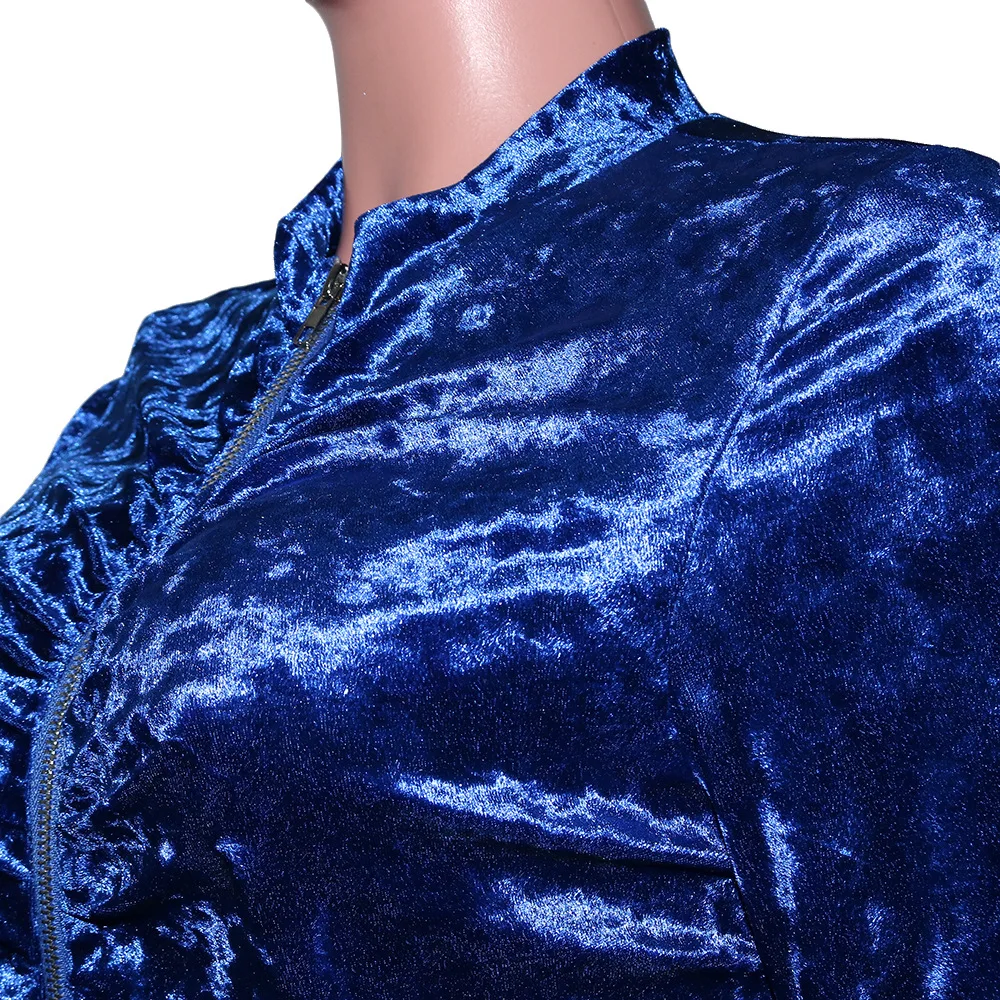 CM.YAYA Active Velvet Stacked Sweatsuit Women's Set Zipper Jacket Pants Suit Streetwear Tracksuit Two Piece Set Fitness Outfit