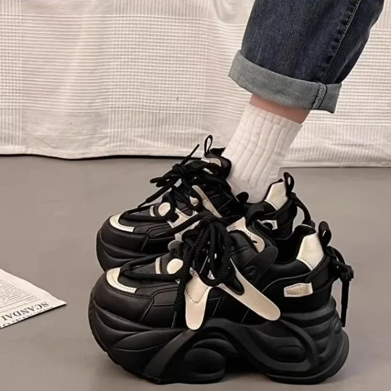 Spring Autumn Stylish Lace Up Ladies Footwear on Sale Original Offers Daily Routine Fashion 2025 Walking New in 39 Women's Shoes