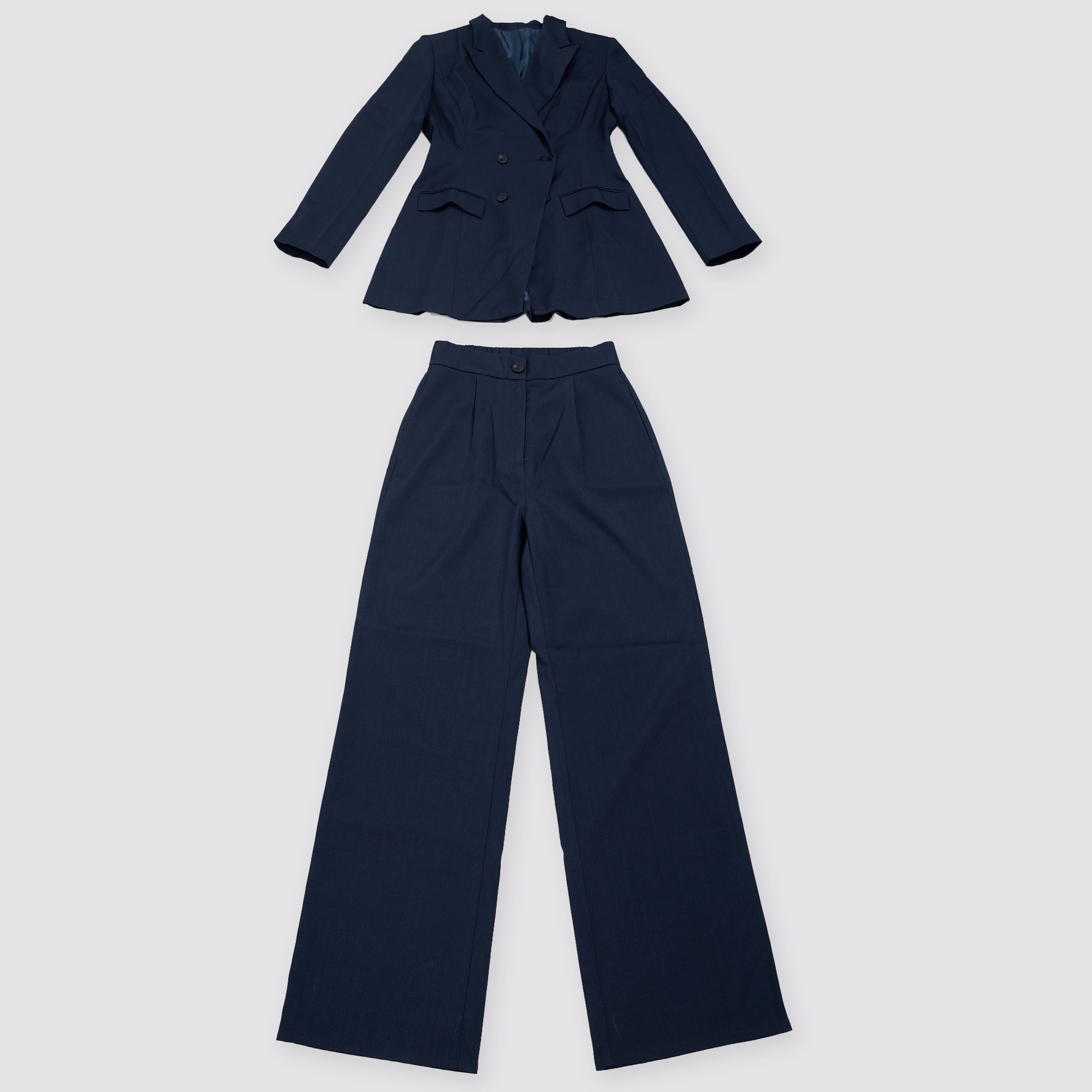 CM.YAYA Elegant Women Long Sleeve Double Button Blazer and Pants Suits 2025 Chic Streetwear Fall Fashion Two 2 Piece Set Outfits CM.YAYA Elegant Women Long Sleeve Double Button Blazer and Pants Suits 2025 Chic Streetwear Fall Fashion Two 2 Piece Set Outfits