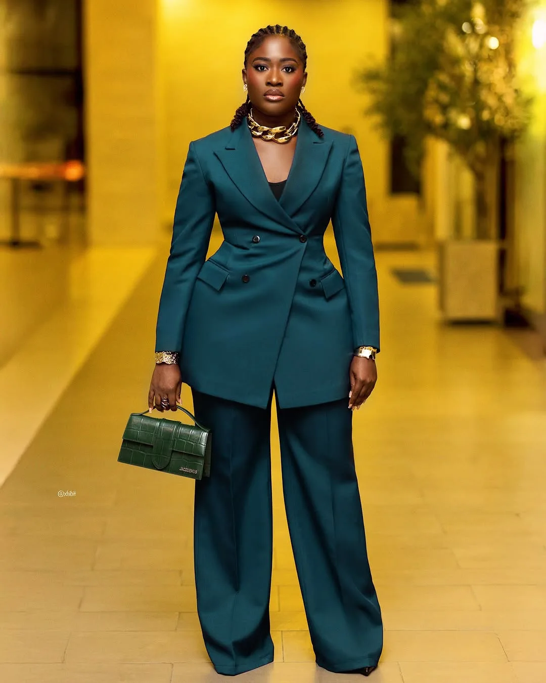 CM.YAYA Elegant Women Long Sleeve Double Button Blazer and Pants Suits 2025 Chic Streetwear Fall Fashion Two 2 Piece Set Outfits CM.YAYA Elegant Women Long Sleeve Double Button Blazer and Pants Suits 2025 Chic Streetwear Fall Fashion Two 2 Piece Set Outfits