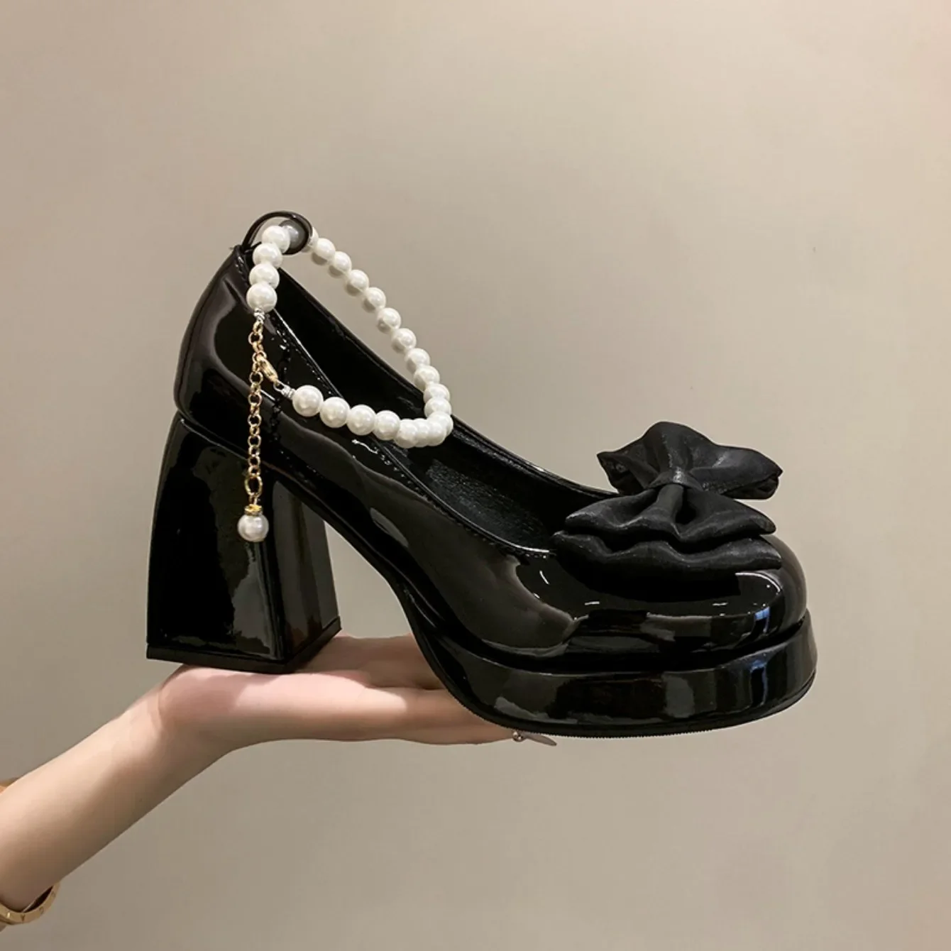 Elegant Shoes for Women High Heels Mary Jane Shoes New Fashion Platform Women Pumps Luxury Wedding Shoes Bride Zapatos De Mujer Elegant Shoes for Women High Heels Mary Jane Shoes New Fashion Platform Women Pumps Luxury Wedding Shoes Bride Zapatos De Mujer