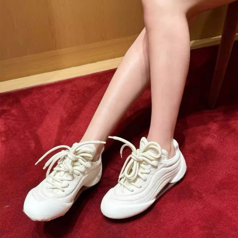 Genuine Leather Large Size Forrest Gump Women Shoes 2025 Designer Little White Shoes Couple Retro Leisure Sports Shoes Genuine Leather Large Size Forrest Gump Women Shoes 2025 Designer Little White Shoes Couple Retro Leisure Sports Shoes