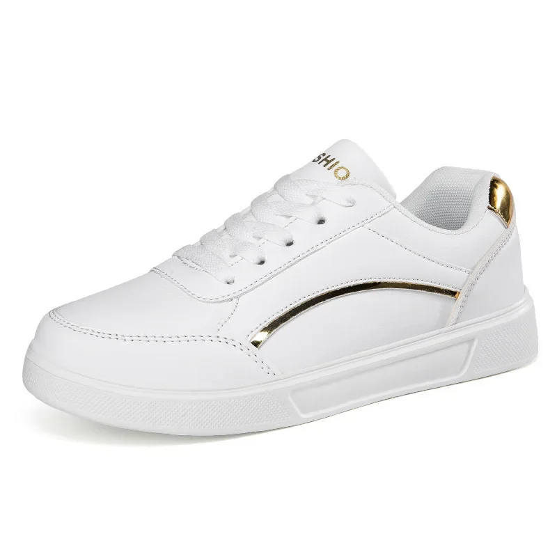 Hot Sell Women's Shoes Lightweight Casual Shoes Fashion Walking Shoes White Lace-up Sneakers Plus Size Platform Vulcanized Shoe
