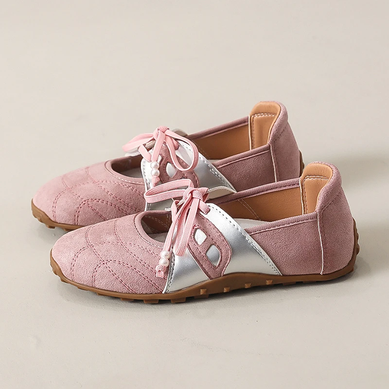 Fall 2025 New Women's Shoes French Thin Sole Color Block Mary Jane Shoes Fall 2025 New Women's Shoes French Thin Sole Color Block Mary Jane Shoes