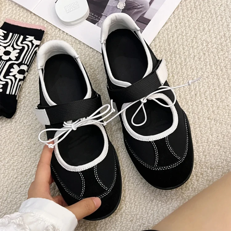 Mary Janes Women's shoes 2025 Summer New Sle Veo Faux Fur Soft Bot Single Ballet Flats Casual shoes Mary Janes Women's shoes 2025 Summer New Sle Veo Faux Fur Soft Bot Single Ballet Flats Casual shoes