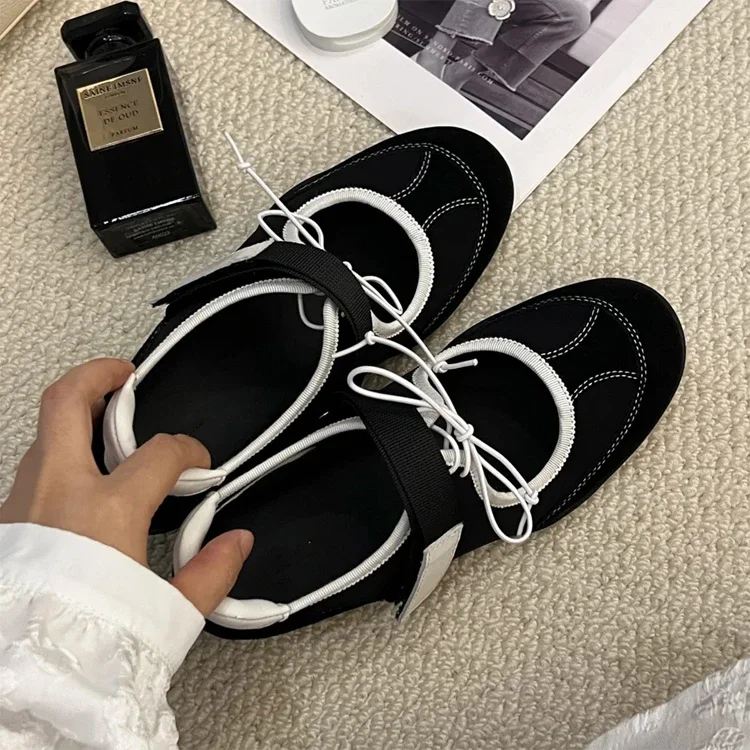 Mary Janes Women's shoes 2025 Summer New Sle Veo Faux Fur Soft Bot Single Ballet Flats Casual shoes Mary Janes Women's shoes 2025 Summer New Sle Veo Faux Fur Soft Bot Single Ballet Flats Casual shoes