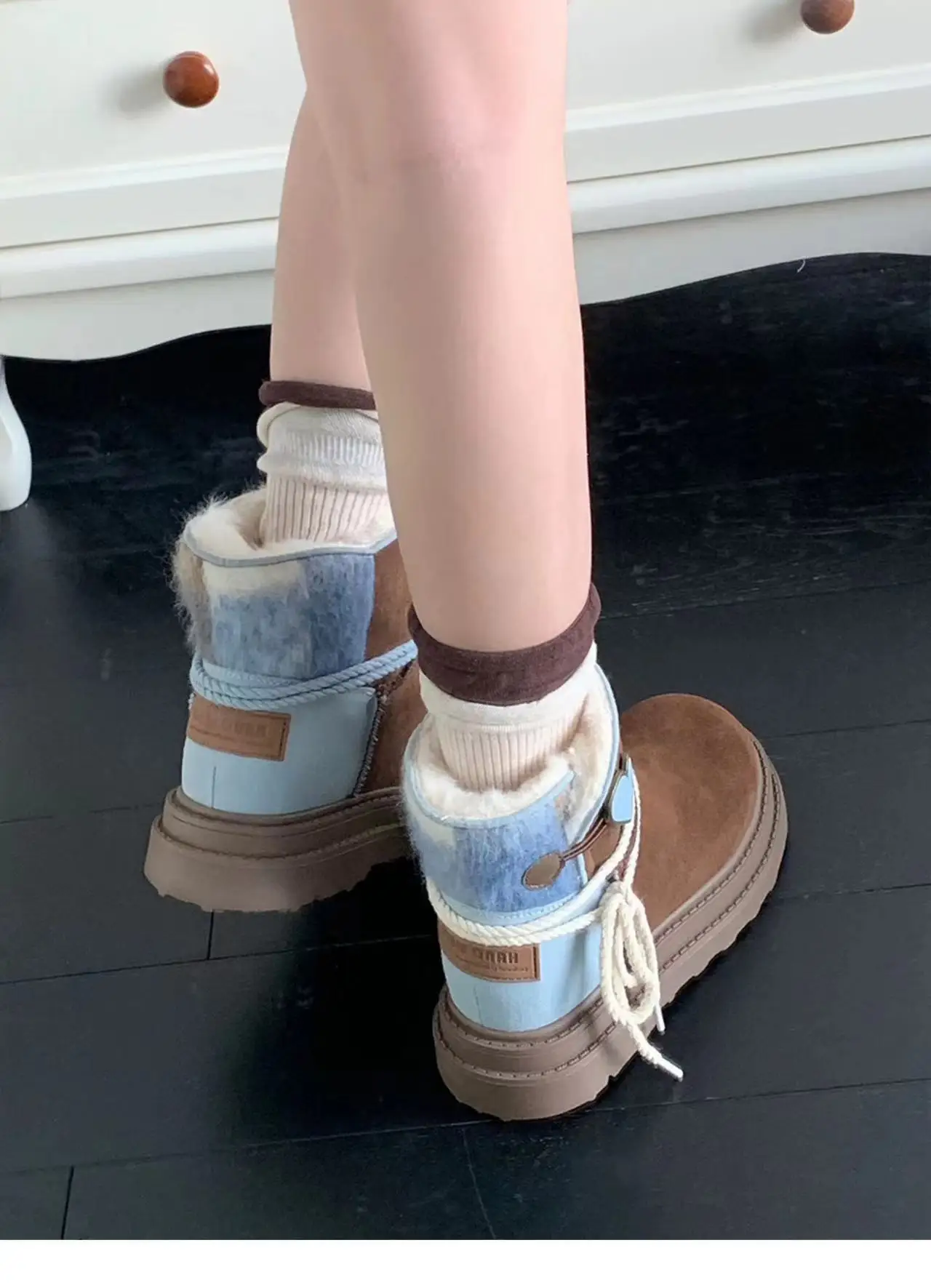 Winter Women Snow Boots Platform Warm Fur Casual Outdoor High Top Shoes Heart Design Plush Ankle Boots High Quality Cotton Shoes Winter Women Snow Boots Platform Warm Fur Casual Outdoor High Top Shoes Heart Design Plush Ankle Boots High Quality Cotton Shoes