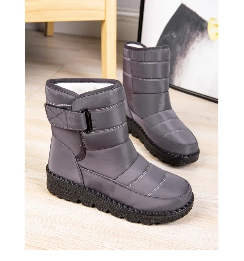 Waterproof Winter Boots for Women 2025 New Faux Fur Long Plush Snow Boots Woman Platform Shoes Warm Cotton Couples Ankle Boots Waterproof Winter Boots for Women 2025 New Faux Fur Long Plush Snow Boots Woman Platform Shoes Warm Cotton Couples Ankle Boots