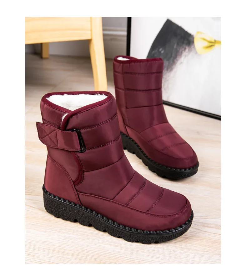 Waterproof Winter Boots for Women 2025 New Faux Fur Long Plush Snow Boots Woman Platform Shoes Warm Cotton Couples Ankle Boots Waterproof Winter Boots for Women 2025 New Faux Fur Long Plush Snow Boots Woman Platform Shoes Warm Cotton Couples Ankle Boots