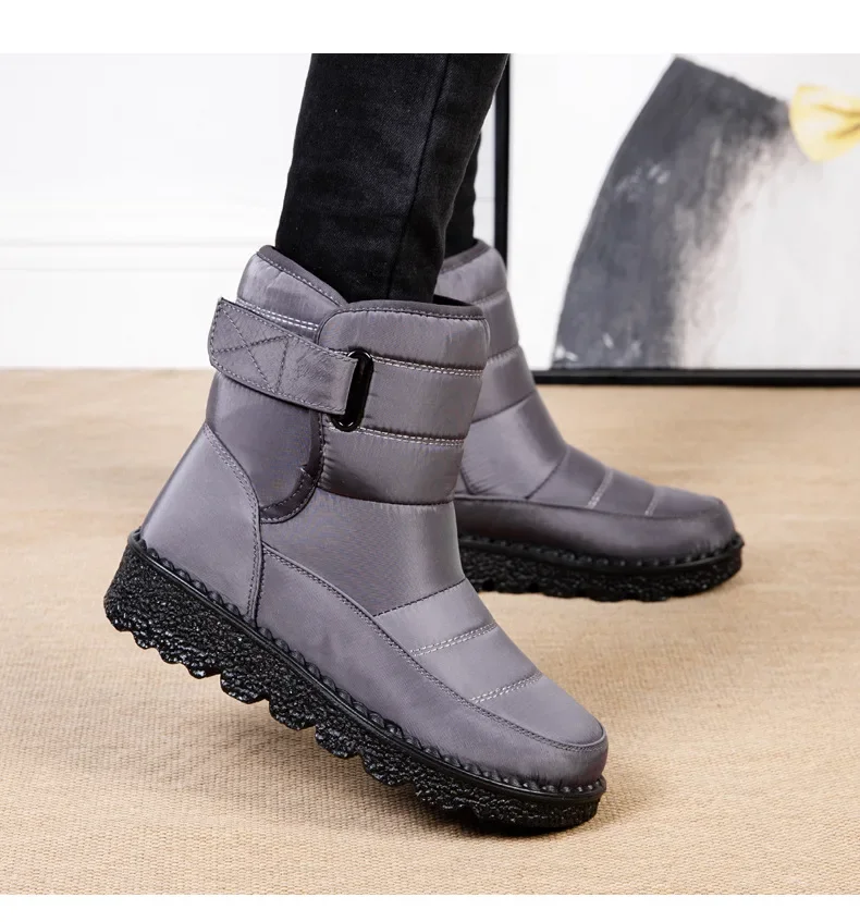 Waterproof Winter Boots for Women 2025 New Faux Fur Long Plush Snow Boots Woman Platform Shoes Warm Cotton Couples Ankle Boots Waterproof Winter Boots for Women 2025 New Faux Fur Long Plush Snow Boots Woman Platform Shoes Warm Cotton Couples Ankle Boots