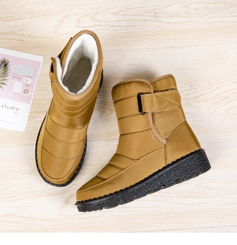 Waterproof Winter Boots for Women 2025 New Faux Fur Long Plush Snow Boots Woman Platform Shoes Warm Cotton Couples Ankle Boots Waterproof Winter Boots for Women 2025 New Faux Fur Long Plush Snow Boots Woman Platform Shoes Warm Cotton Couples Ankle Boots