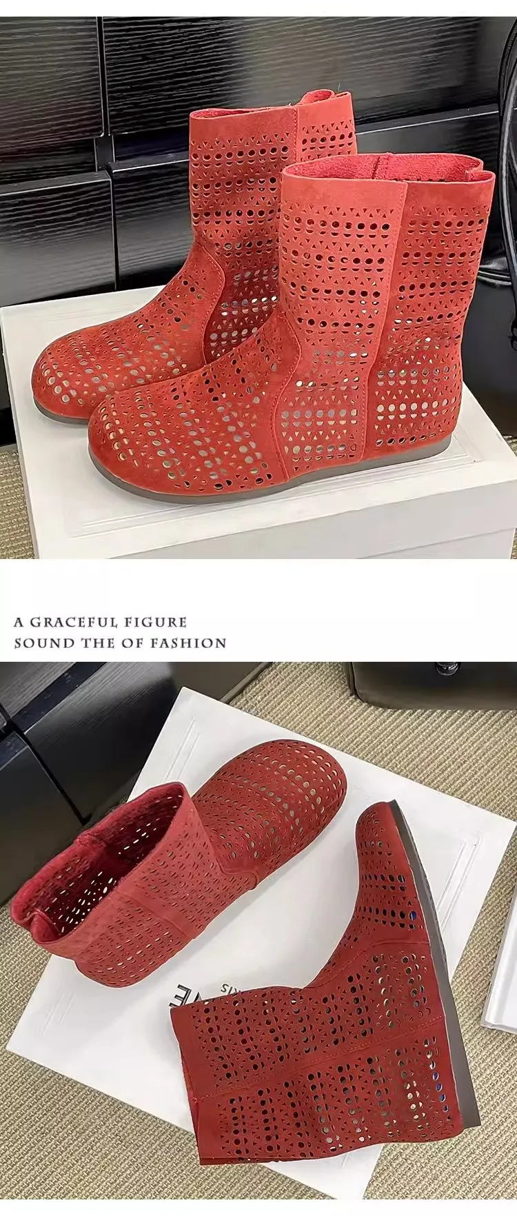 Women Flats Shoes Ankle Designer Sandals New Summer Woman Sport Shoes 2025 Fashion Cool Boots Dress Breathable