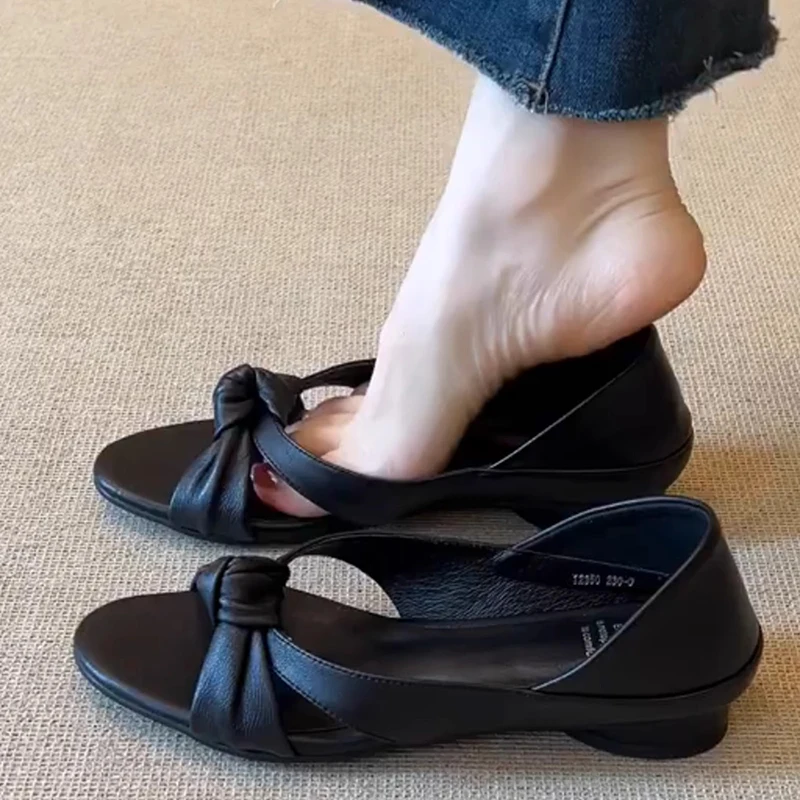 Summer Vintage Open Toe Women Sandals Elegant Low Heel Shoes Ladies Outdoor Gladiator Flats Sandalias Summer Vintage Open Toe Women Sandals Elegant Low Heel Shoes Ladies Outdoor Gladiator Flats Sandalias