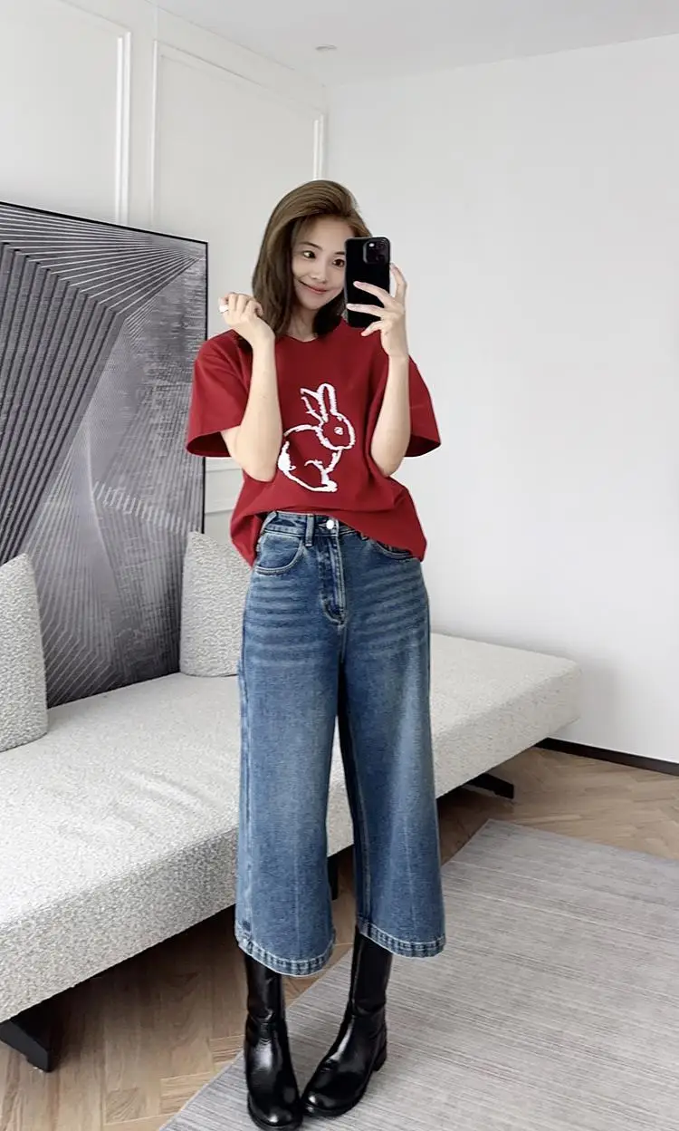 Black Western Punk Mid Calf Shoes For Woman Women's Boots Half High Round Toe Quality On Offer Comfortable Goth Footwear Black Western Punk Mid Calf Shoes For Woman Women's Boots Half High Round Toe Quality On Offer Comfortable Goth Footwear