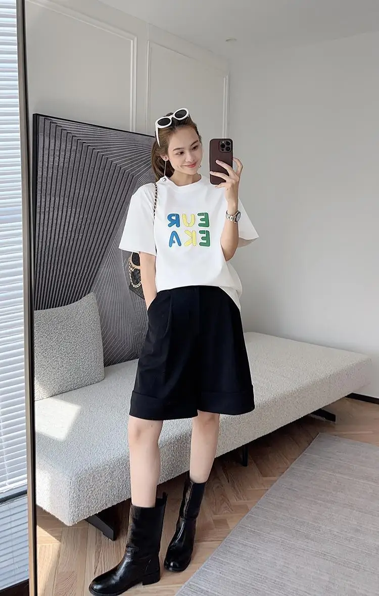 Black Western Punk Mid Calf Shoes For Woman Women's Boots Half High Round Toe Quality On Offer Comfortable Goth Footwear Black Western Punk Mid Calf Shoes For Woman Women's Boots Half High Round Toe Quality On Offer Comfortable Goth Footwear